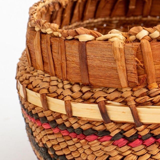 Native American Woven Baskets, 2 For Sale In New York - Image 6 of 8