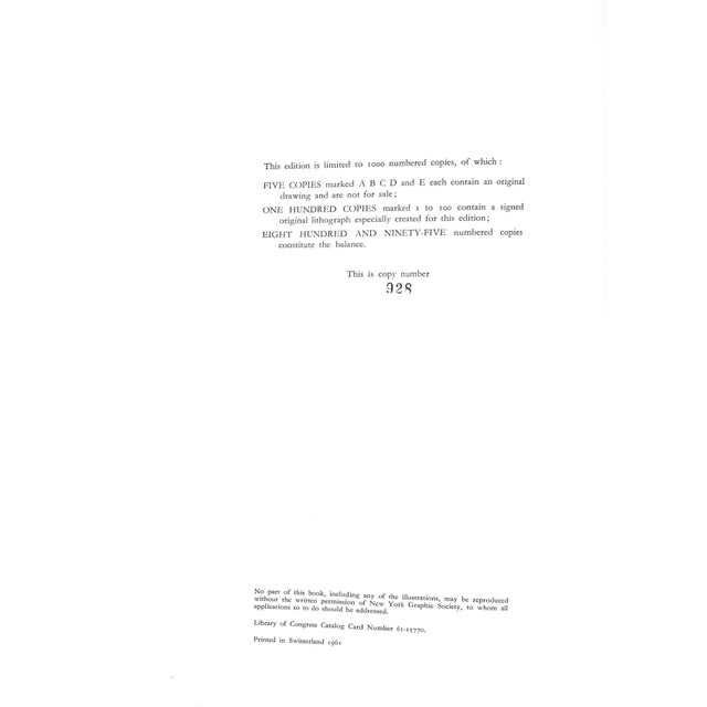 Traditional "Variations: Drawings, Water Colors, Etchings and Lithographs" 1961 Roger-Marx, Claude For Sale - Image 3 of 11