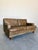 Handsome classic Olive buffalo Leather Loveseat styled after the Mexico sofa by Arne Norell Sweden, c.1960’s. Beautifully...