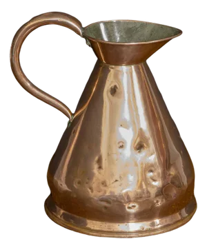 Antique One Gallon Copper Flagon