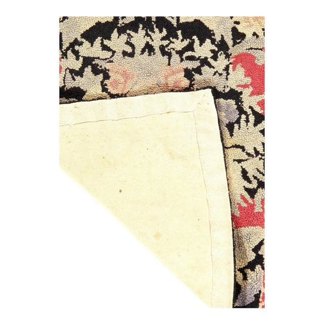 Traditional Early 20th Century Antique American Hooked Rug For Sale - Image 3 of 4