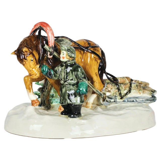 Once in the Cold Winter Season Figure from Konakovo For Sale