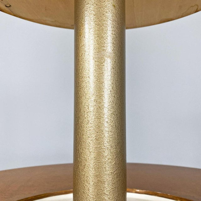 Italian Wood Coffee Table with Bottle Holder, 1960s For Sale - Image 12 of 18