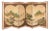 Early 20th Century Six Panel Japanese Byobu Style Watercolor and Fabric Screen For Sale