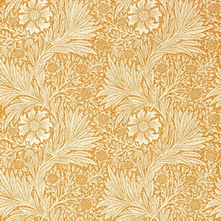 Morris & Co Marigold Wallpaper in Orange - a Sample For Sale