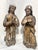 Adoring Angels, 1700s, Polychrome and Gilded Carved Wood, Set of 2 For Sale - Image 16 of 18