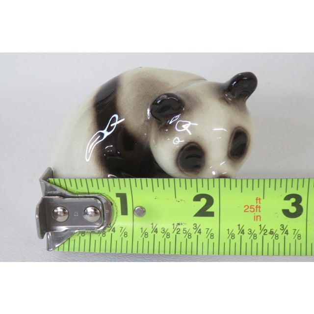 Goebel Porcelain Sitting Panda Bear 3600505 West Germany Figurine 4707b For Sale - Image 11 of 12