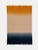 Merino wool blanket with a two-tone shaded effect obtained through a hand-made dip-dye.