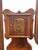 Early 20th Century Antique Art Nouveau Burled Walnut Ladies Dresser With Oval Folding Mirrors For Sale - Image 5 of 11