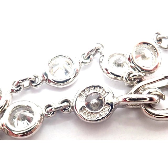 Tiffany & Co. Peretti Platinum Diamonds by the Yard Necklace For Sale - Image 14 of 17