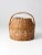 Brown Antique Woven Carrying Basket For Sale - Image 8 of 11