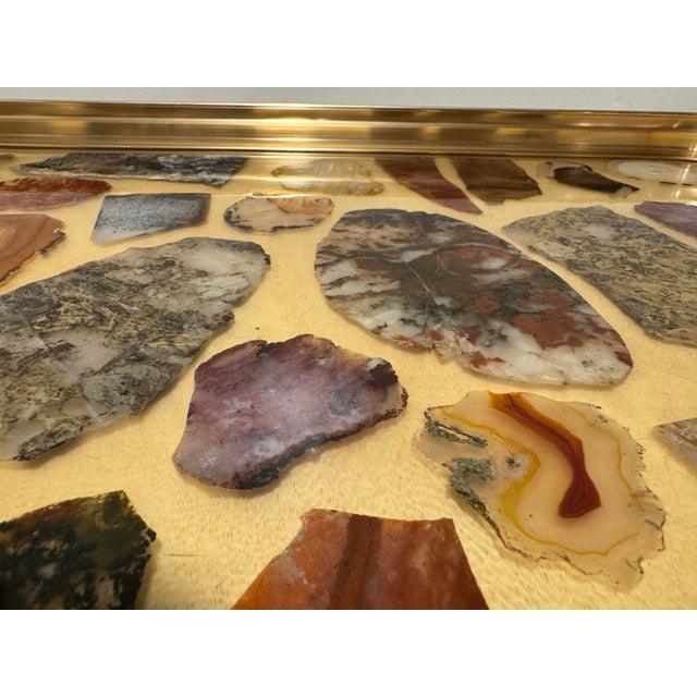 Mid-Century Modern Italian Mineral Specimen Serving Tray For Sale - Image 9 of 11