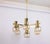 Large Sciolari Brass Chandelier, Germany, 1960s For Sale - Image 11 of 12