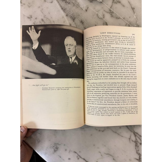 1939 Author Signed and Dated Hardcover Book Raymond Moley After Seven Years For Sale - Image 13 of 15