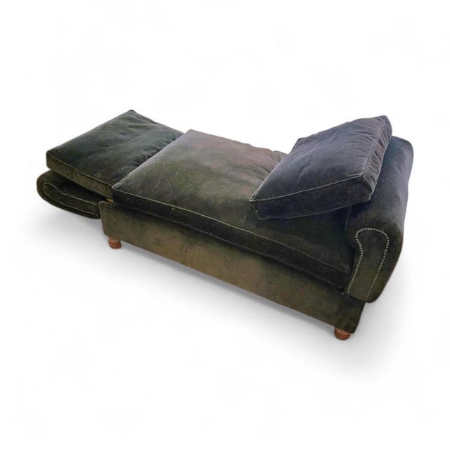 Foldable classic day bed 1900s Width 190Depth 70Height 50Folded arm rests 130 cm