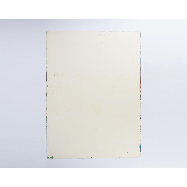 Signed 1980s Abstract Acrylic Landscape by Harry Hilson For Sale - Image 9 of 9