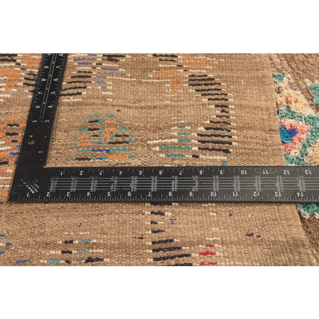 Textile Vintage Boujad Moroccan Rug, 03'05 X 08'05 For Sale - Image 7 of 10
