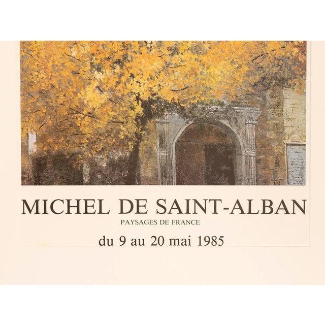 Michel de Saint-Alban Exhibition Poster For Sale - Image 6 of 10