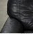 Black Pair of 1970’s Adriano Piazzesi Stitched Leather Lounge Chairs For Sale - Image 8 of 18