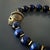 Blue Tiger's Eye Gladiator Beaded Bracelet For Sale - Image 8 of 11
