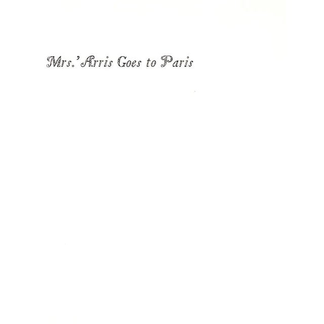 1950s "Mrs. 'Arris Goes to Paris" 1958 Gallico, Paul For Sale - Image 5 of 9