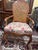 Wood Vintage Drexel Cabernet Classics Pecan Dining Table and Six Cane-Back Chairs For Sale - Image 7 of 12