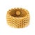 Gold Ladies Tiffany & Co. 18k Yellow Gold Wide Somerset Mesh Band Ring, Size 5.75 For Sale - Image 8 of 8