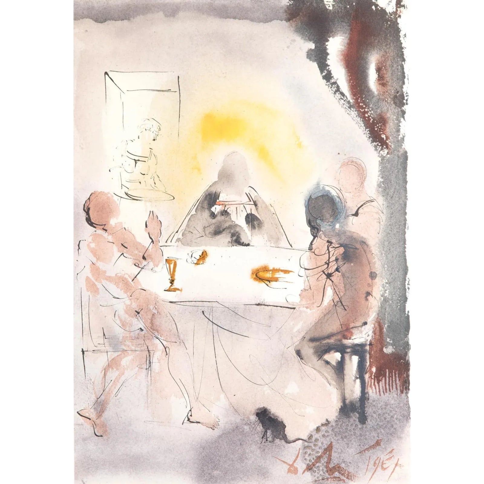 Salvador Dalí­, Composition (Michler/Löpsinger 1600; Field 69-3 ...