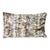 Modern White Brown and Black Abstract Rectangular Lumbar Pillow in [Insert Fabric Type] For Sale