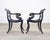Set of Four Ralph Lauren Style Regency Caned Dining Armchairs For Sale - Image 14 of 18