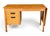 Vintage Mid-Century Modern Expandable Drop-Leaf Teak Writing Desk For Sale In Los Angeles - Image 6 of 13