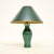 Vintage Green Ceramic Table Lamp, 1970 For Sale - Image 6 of 6