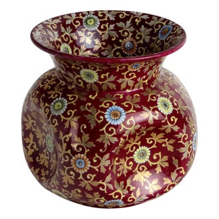 Vintage Viennese Porcelain Vase For Sale