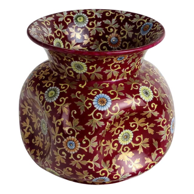 Vintage Viennese Porcelain Vase For Sale