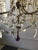 Brass 1960s Italian Crystal Chandelier For Sale - Image 8 of 12