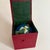 1980s Vintage Li Bien Style Hand-Painted Snowman Glass Christmas Ornament With Original Box For Sale - Image 5 of 9