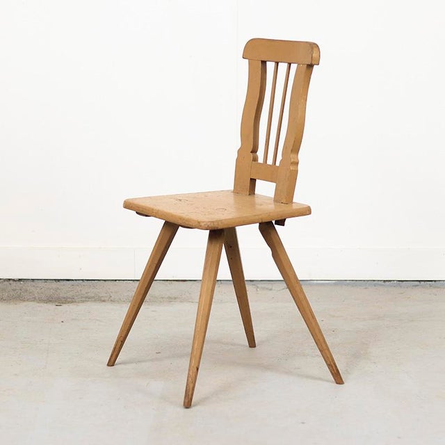 Primitive Rustic Farmhouse Wabi Sabi Mountain Chair, 1800s For Sale - Image 6 of 8
