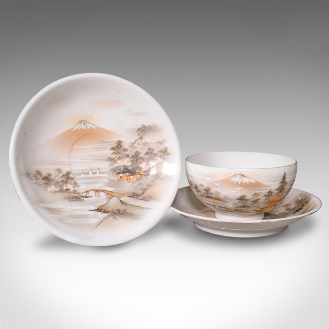 1900's Antique Kutani Tea Service For Sale - Image 11 of 12