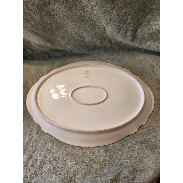 Rare Antique Theodore Haviland Limoges Schleiger 143 Graduated Platters - Set of 5 For Sale - Image 10 of 18