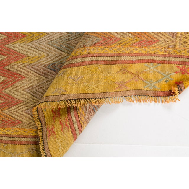 1960s Handmade Mid-Century Ethnic Rug For Sale - Image 6 of 10
