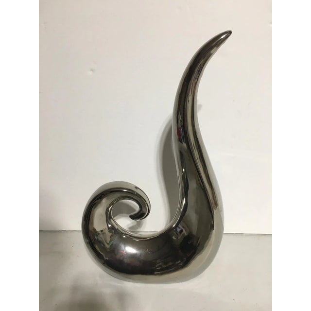 Abstract 1990s Modern Abstract Ceramic Sculpture For Sale - Image 3 of 5