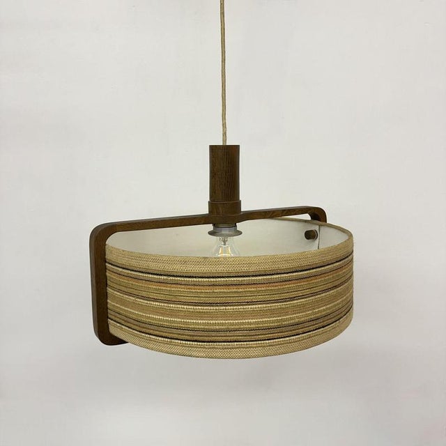 Teak Hanging Lamp from Temde Leuchten, 1970s For Sale - Image 9 of 18