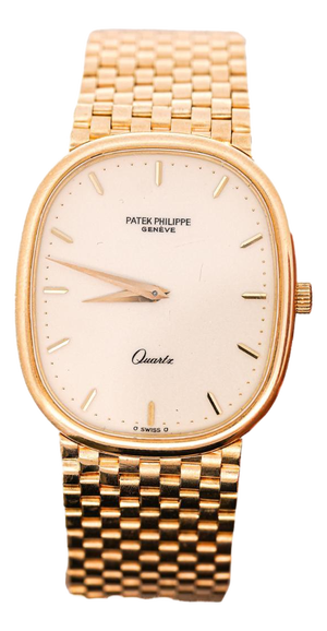 Patek Philippe Grand Ellipse Vintage 18k Gold Quartz 31mm Unisex 1980 Watch