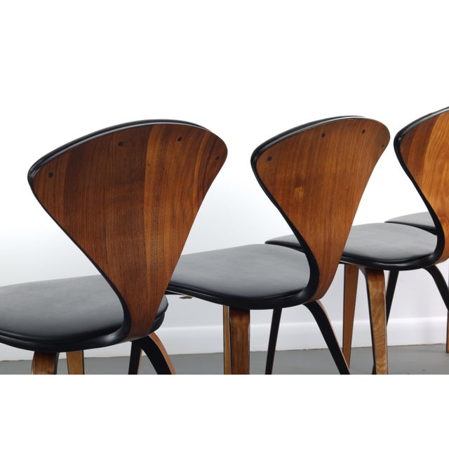 Plycraft Dining Chairs by Norman Cherner for Plycraft - Set of 4 For Sale - Image 4 of 10