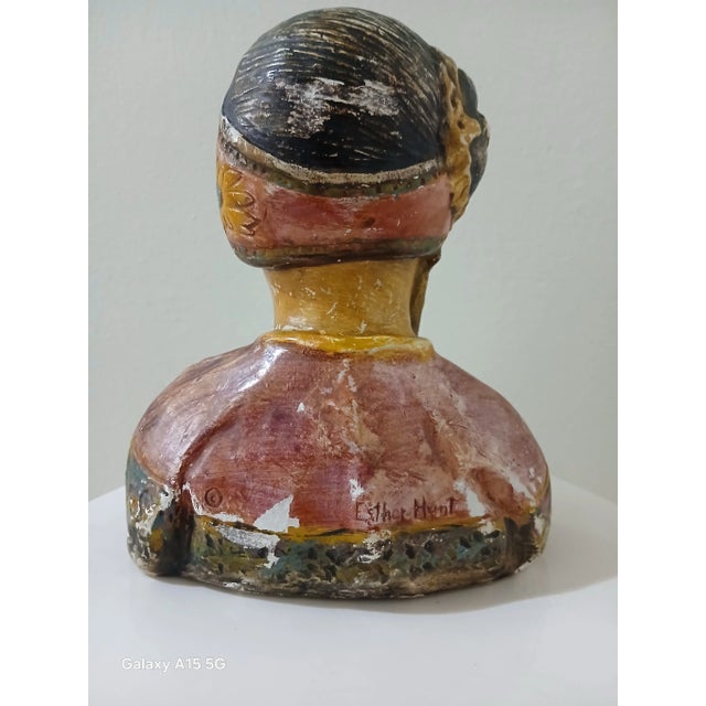 Esther Hunt Chalkware Bust For Sale - Image 4 of 10