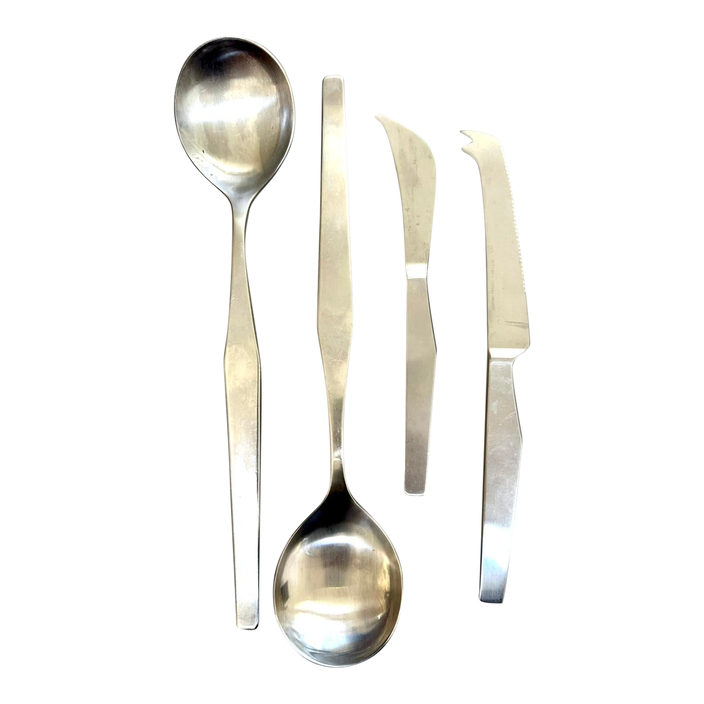 Vintage Mid Century Modern Hackman Finland 4 Piece Serving