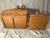 Brown American Baskets. Two Iconic, Authentic Longaberger Maple Wood Baskets Handcrafted in Dresden, Ohio. For Sale - Image 8 of 12