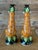 2000 - 2009 Vintage Regency Leopard Figural Ceramic Candlestick Holders Manner of Lynn Chase-Pair For Sale - Image 5 of 12