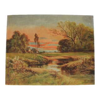 Vintage Landscape Painting For Sale