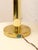 Mid 20th Century Mid 20th Century Brass Column Table Lamp With Cream Shade For Sale - Image 5 of 5